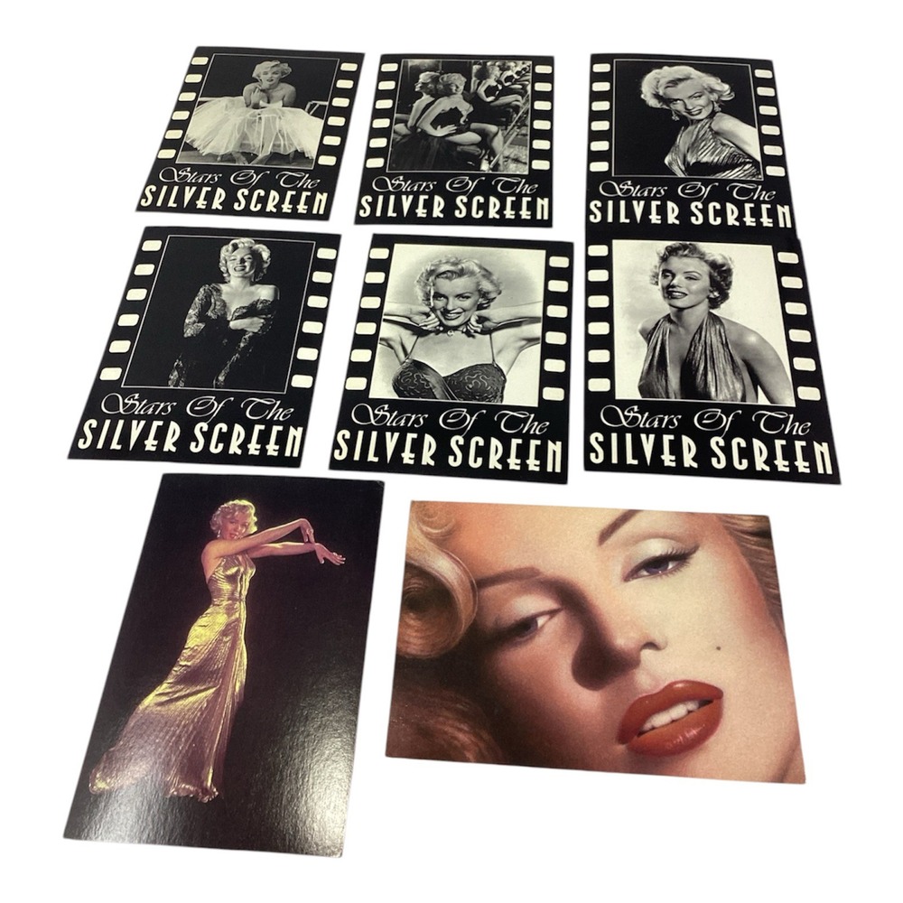 Lot of 8 Marilyn Monroe Postcards, Hollywood Movie Film Scenes etc. Postcards